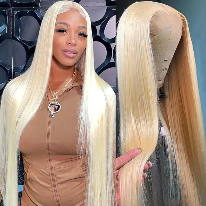 [30Inch for Only $109] Hot Star 613 Blonde Body Wave 13X6 HD Transparent Lace Frontal Human Hair Wigs Brazilian Hiar Straight 13X4 Lace Front Human Hair Wigs 180% Density