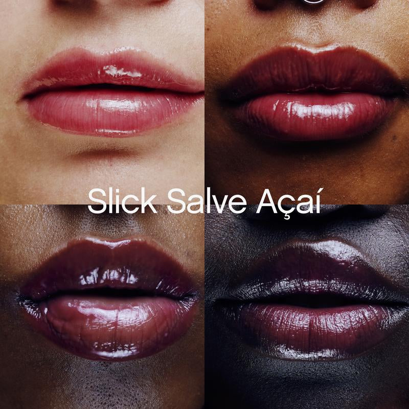 Slick Lip Trio - Hydrating Lip Balm Set with Pomegranate, Acai, and Papaya Shades for Glossy, Moisturized Lips Berry Moisture