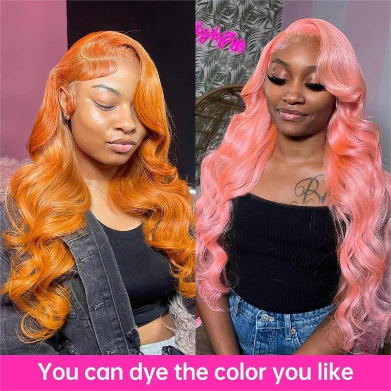 [30Inch for Only $109] Hot Star 613 Blonde Body Wave 13X6 HD Transparent Lace Frontal Human Hair Wigs Brazilian Hiar Straight 13X4 Lace Front Human Hair Wigs 180% Density