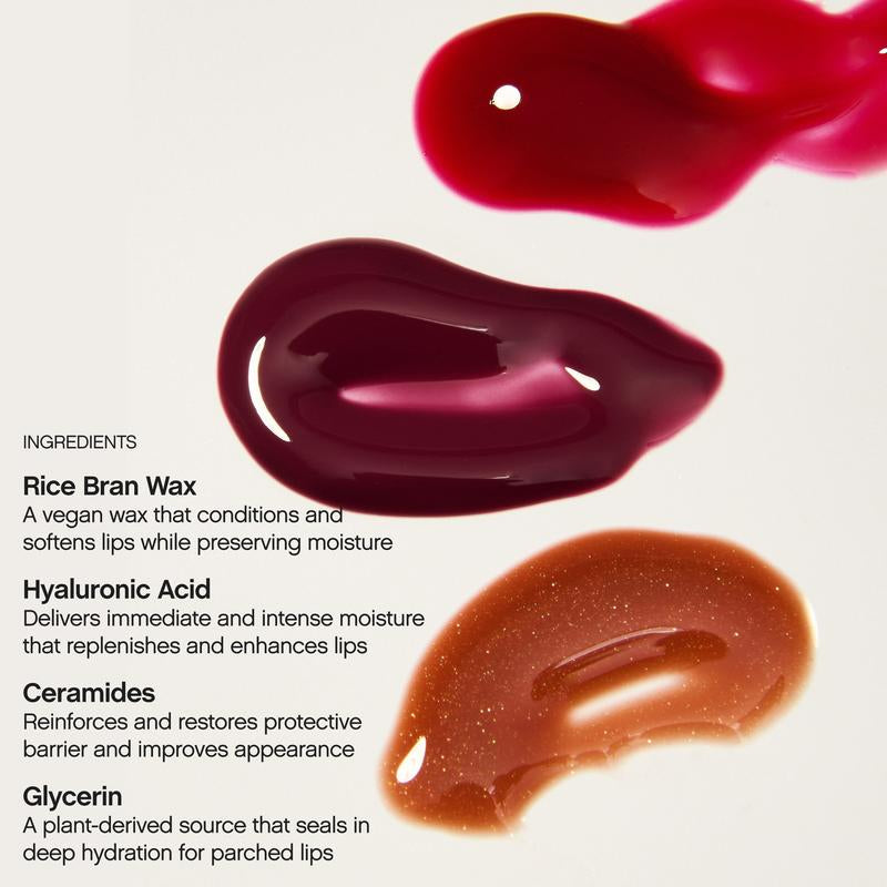 Slick Lip Trio - Hydrating Lip Balm Set with Pomegranate, Acai, and Papaya Shades for Glossy, Moisturized Lips Berry Moisture